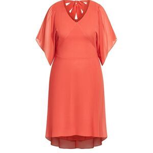 City Chic Flutter Sleeve Dress NWT